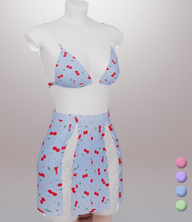 Скриншот мода Сет одежды Cherry Set